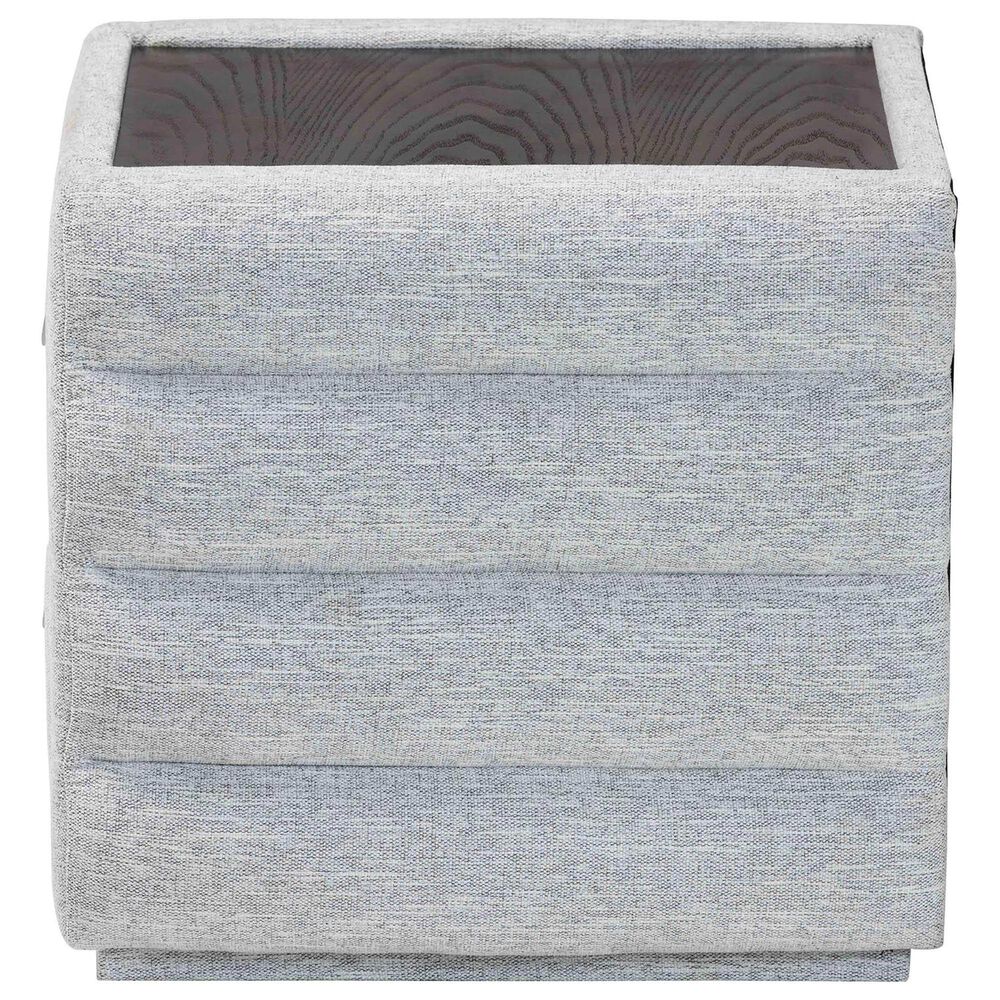 Baxton Studio Cadmus 2-Drawer Nightstand in Light Grey, , large
