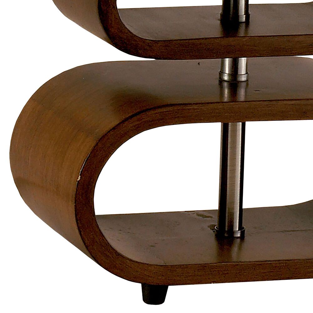 Adesso Rhythm Table Lamp in Walnut, , large