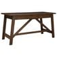 Ashley Baldridge Large Leg Desk in Rustic Brown, , large