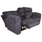 Catnapper Sedona Power Reclining Console Loveseat with Power Headrest in Smoke, , large