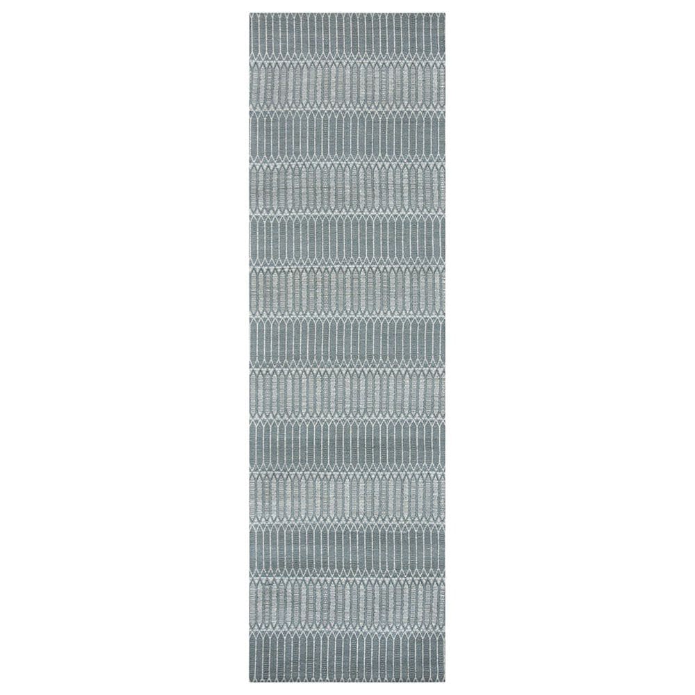 Safavieh Marbella Geometric 2"3" x 8" Silver Runner, , large