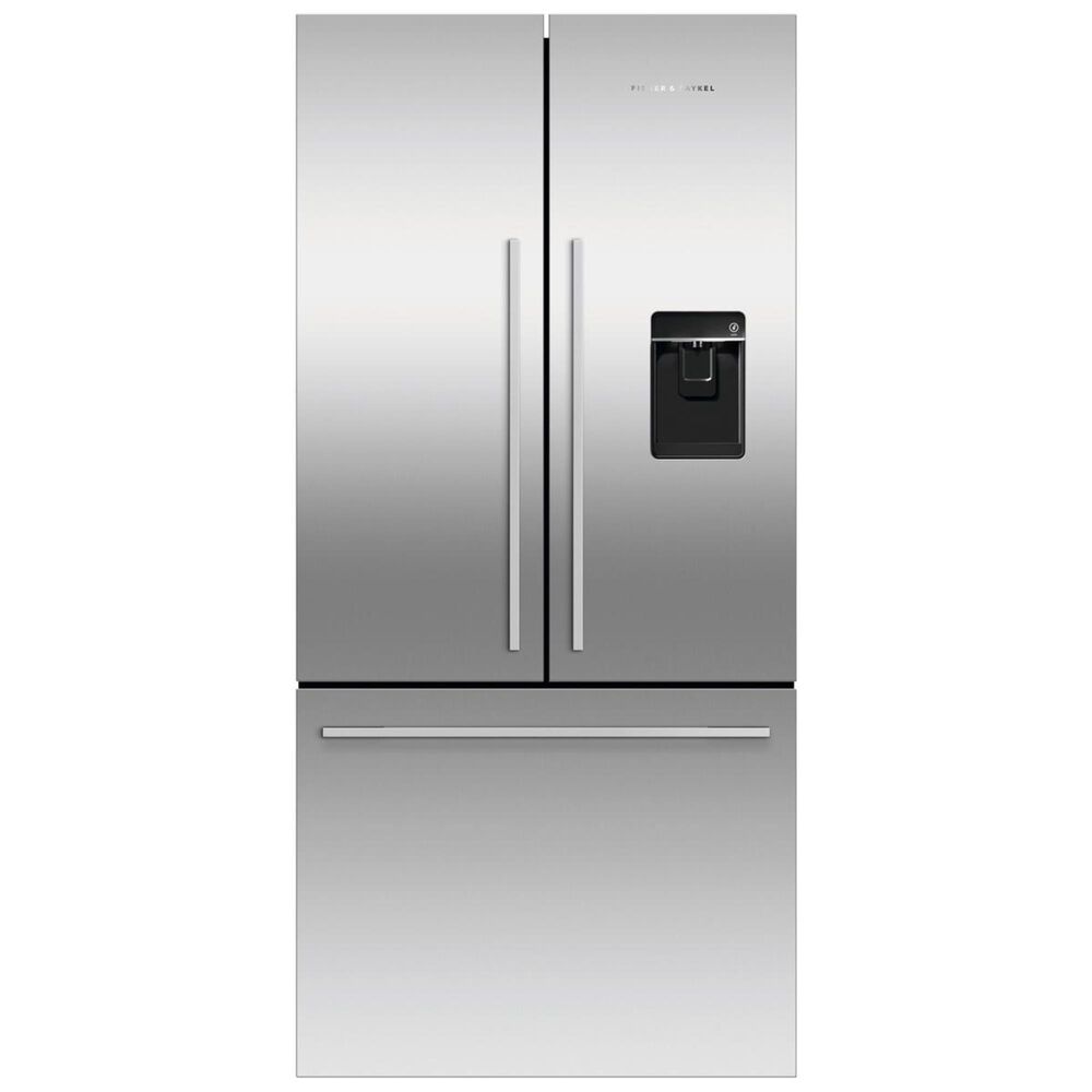 Fisher & Paykel 17.0 Cu. Ft. 3-Door French Door Refrigerator with Ice and Water in Stainless Steel, , large