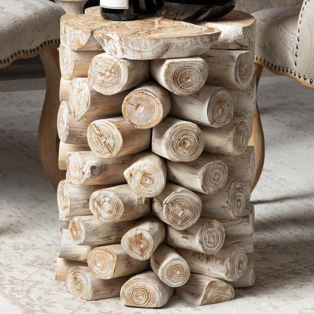 Slatehouse Serendipity Accent Table in Whitewash, , large