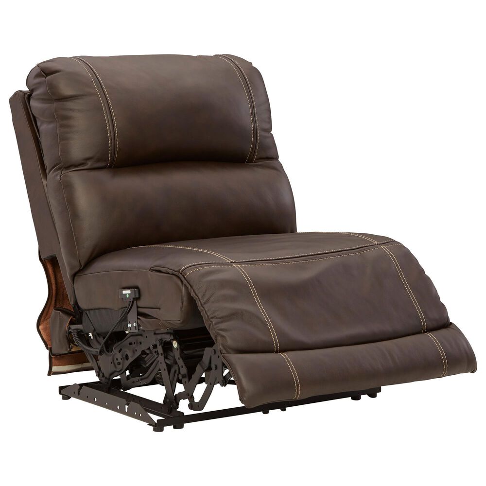Signature Design by Ashley Dunleith 6-Piece Power Reclining Curved Sectional in Chocolate, , large