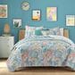 J. Queen New York Bahama 3-Piece Full/Queen Quilt Set in Aqua, , large