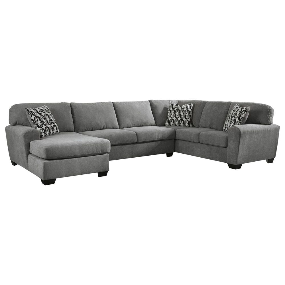 ASHLEY Birkdale Court 3-Piece Sectional in Gray, , large