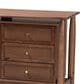 Baxton Studio Alyssa 6-Drawer Dresser in Walnut Brown, , large