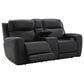 Ashley 5Z-Comfort Power Reclining Loveseat Console in Onyx, , large