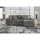 Ashley Gardiner Reversible Sofa Chaise in Pewter, , large