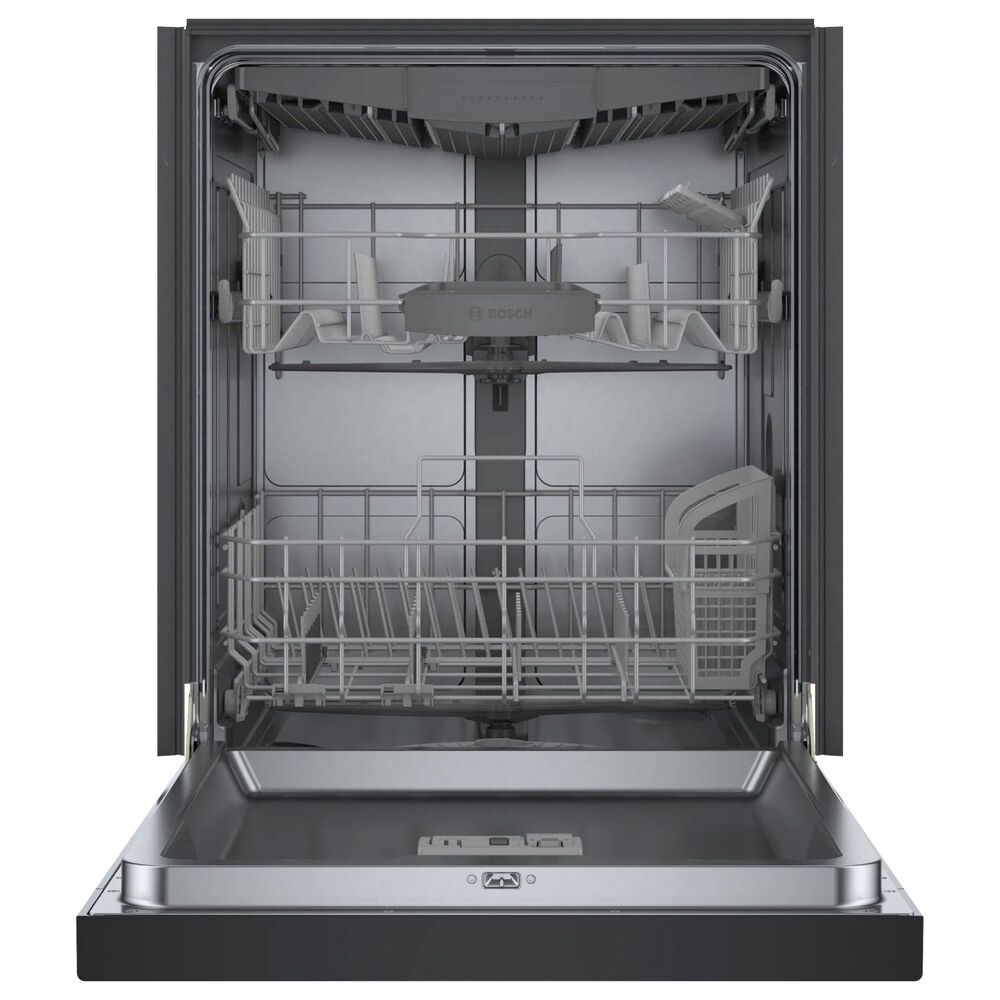 Bosch 300 Series 24&#39;&#39; Built-In Recessed Handle Dishwasher with 8 Wash Cycles in Black, , large