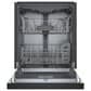 Bosch 300 Series 24"" Built-In Recessed Handle Dishwasher with 8 Wash Cycles in Black, , large
