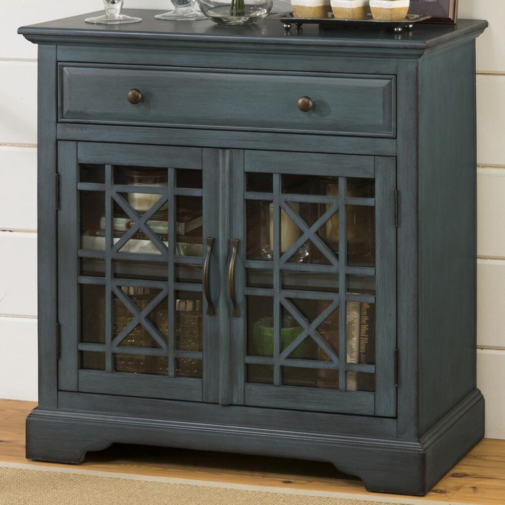 at HOME Craftsman Accent Chest in Antique Blue, , large