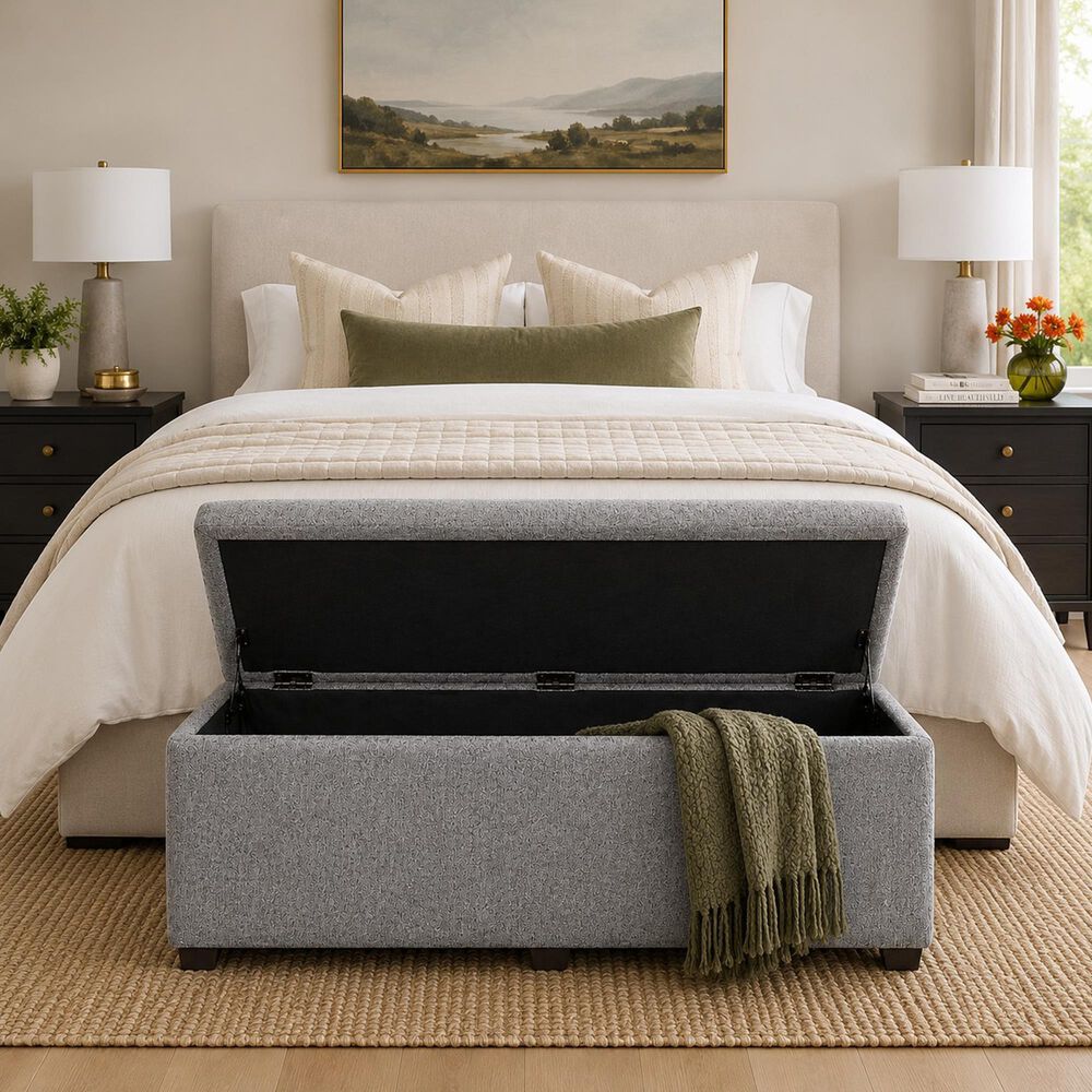 Sanford Esplanade Medium Bed Bench in Silver, , large