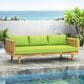 Hearth and Haven Claremont Outdoor Sofa Daybed in Green, , large