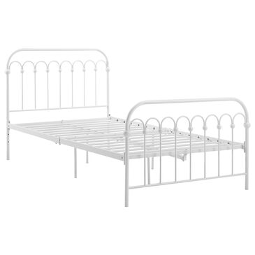 Novogratz Bright Pop Twin Metal Bed in White, , large