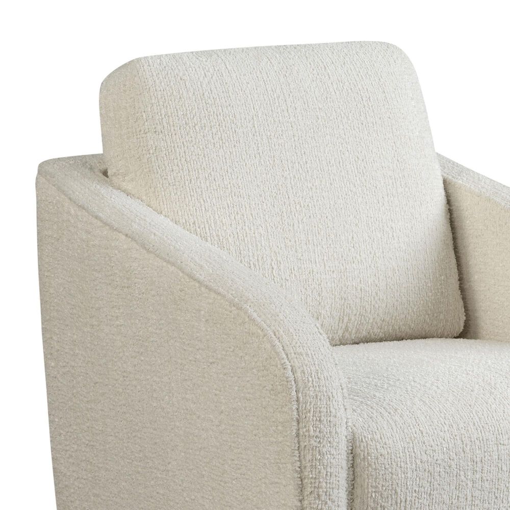 Lifestyle Solutions Lydia Swivel Accent Chair in Cream, , large
