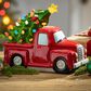 The Gerson Company 9.6" Holiday Truck in Red and Green, , large
