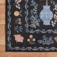 Rifle Paper Co. x Loloi Menagerie MEN-03 5" x 7"6" Black Area Rug, , large