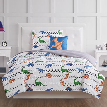 Pem America My World Dino Tracks 3-Piece Twin Comforter Set, , large