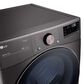 LG 4.5 Cu. Ft. Front Load Washer and 7.4 Cu. Ft. Electric Dryer with TurboWash 360 Laundry Pair in Black Steel, , large