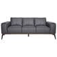 37B Pietro Stationary Leather Sofa in Gray, , large