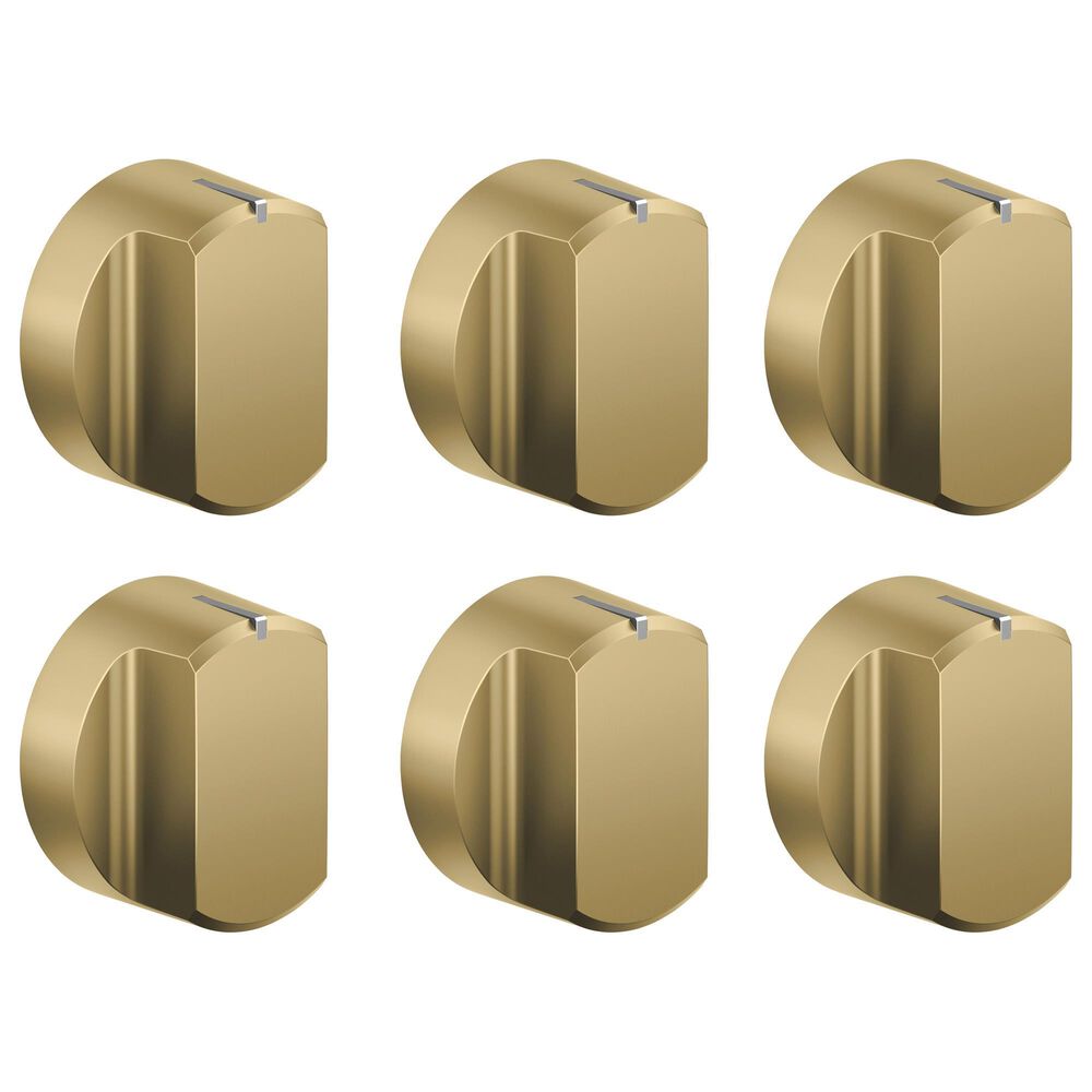 Fisher &amp; Paykel Dial Kit for 36&quot; Professional Gas Cooktop in Brass &#40;Set of 5&#41;, , large