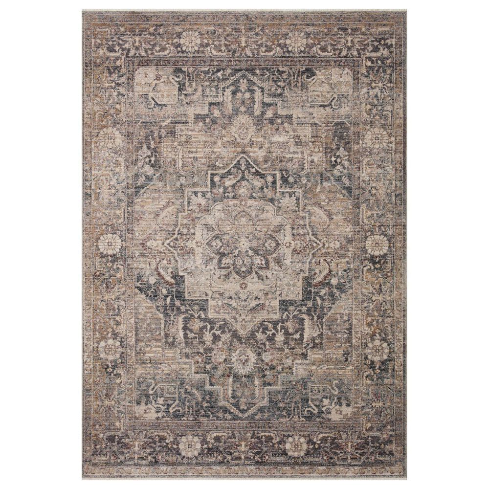 Loloi Lyra 7"10" x 10" Denim and Sand Area Rug, , large