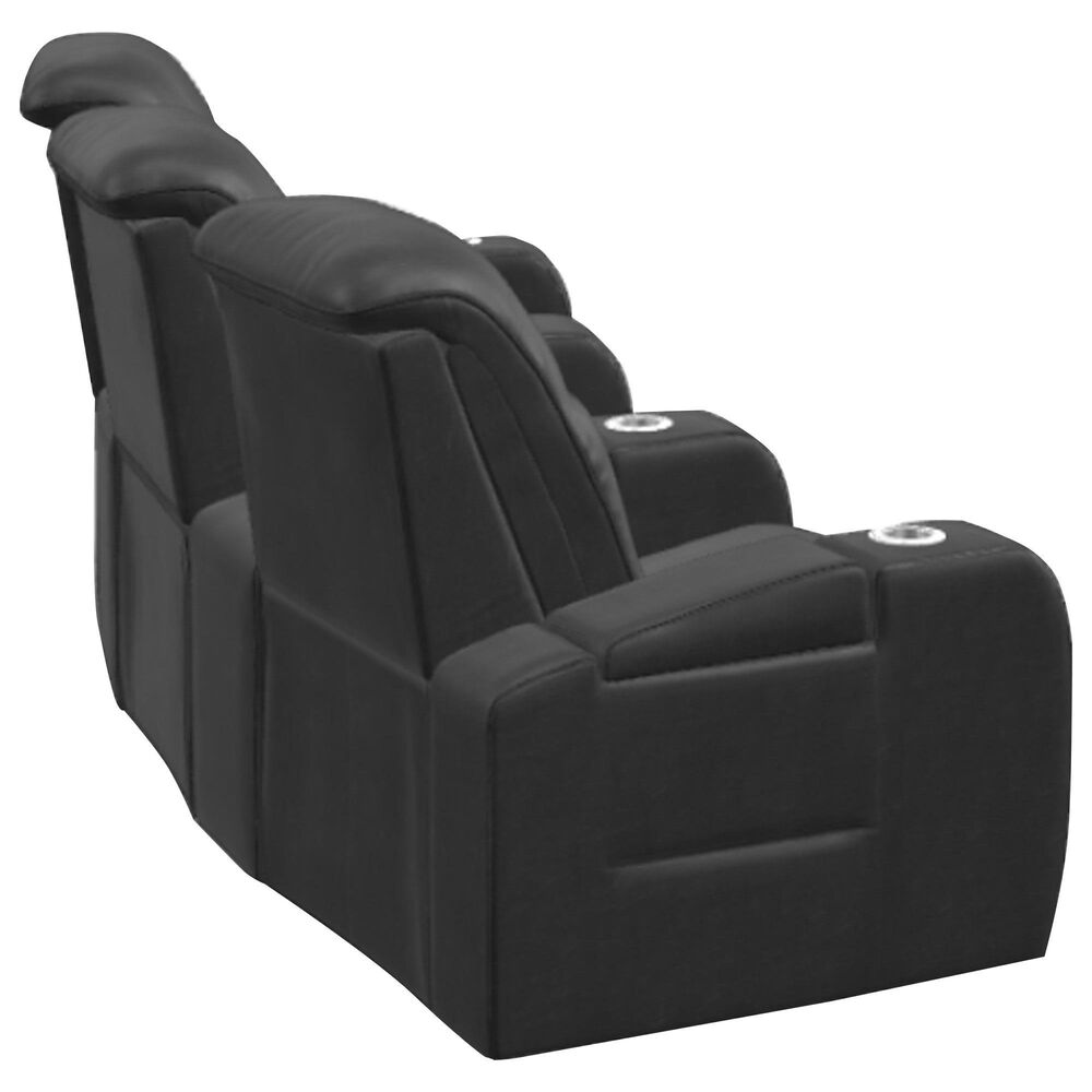 Style Expressions Vertex 3pc triple power Home Theater Seating in Bali Match Spider, , large