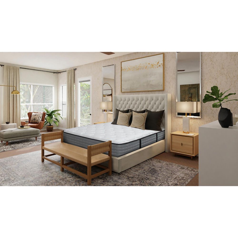 Sleeptronic Q Plush Full Mattress with Low Profile Box Spring, , large