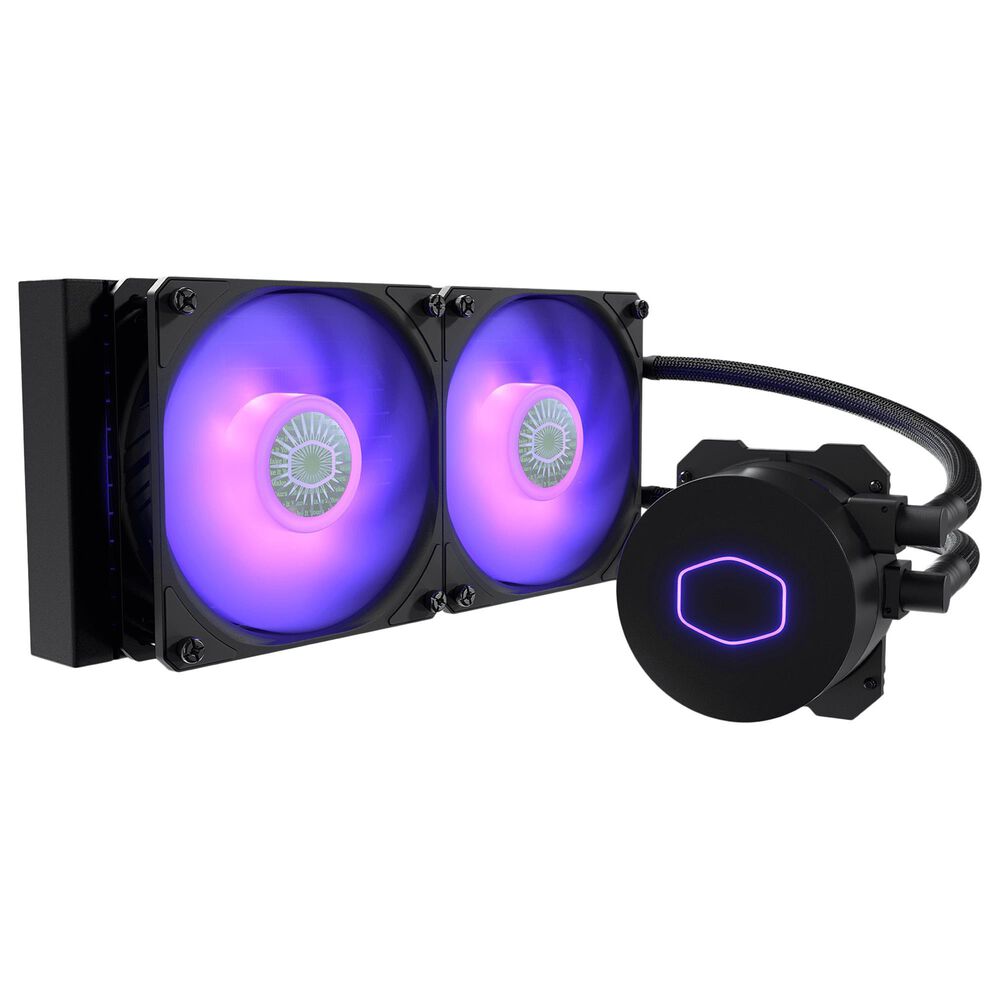 Cooler Master MLW-D24M-A18PC-R2 MASTERLIQUID ML240L V2 RGB, Close-Loop AIO CPU Liquid Cooler, 3rd Gen Dual Chamber Pump, 240 Radiator, , large