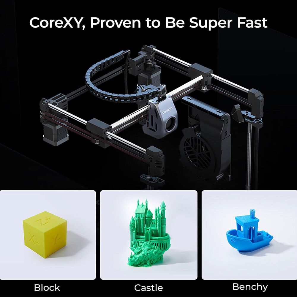 Creality 3D Technology K1C 3D Printer in Gray, , large