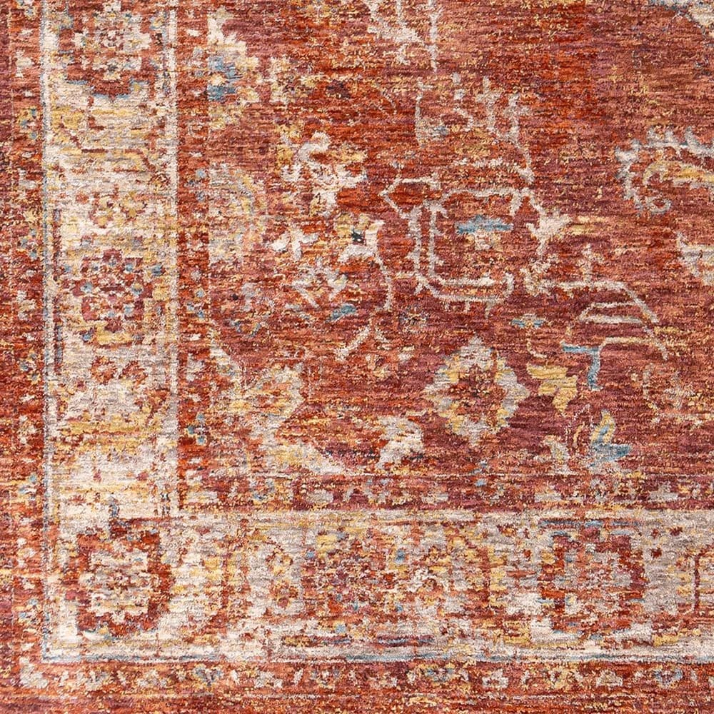 Surya Mirabel MBE-231812&#39; x 15&#39; Burnt Orange, Rust, Teal, Olive, Gray and Beige Area Rug, , large
