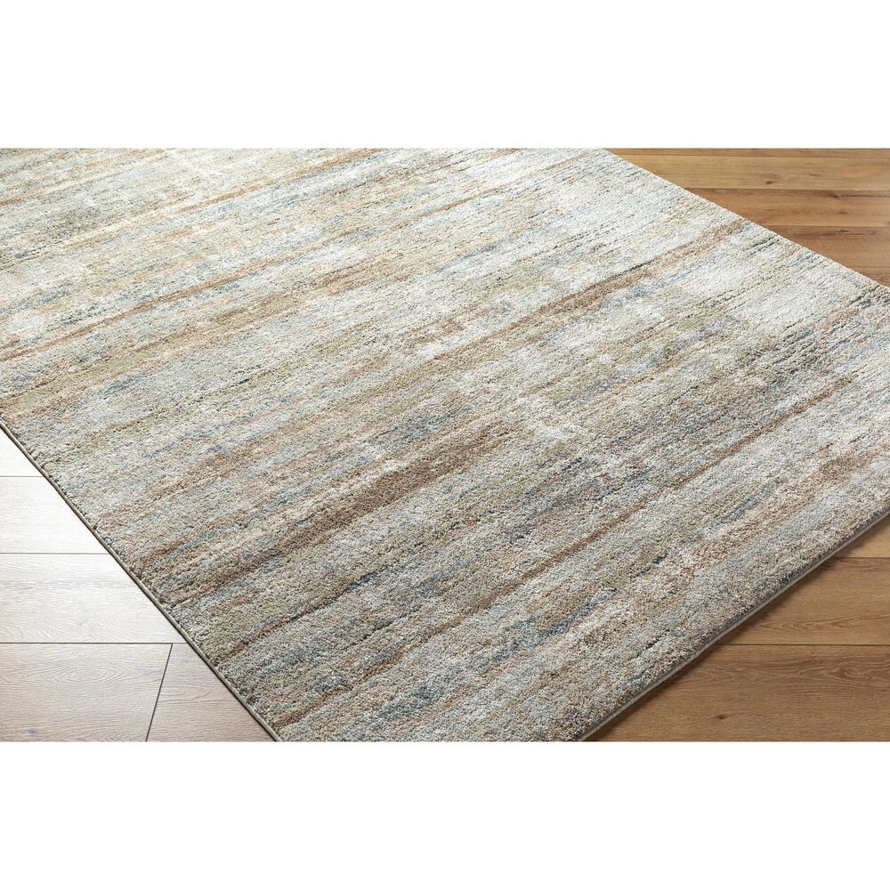 Surya Avellino 7&#39;10&quot; x 10&#39; Light Gray, Tan, Light Beige, Light Olive, Deep Teal and Gray Area Rug, , large
