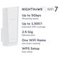 NETGEAR Nighthawk Wi-Fi 7 Dual-Band Range Extender in White, , large