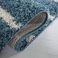 Safavieh Venus Shag VNS603K 5"3" x 7"6" Turquoise and Ivory Area Rug, , large
