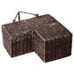 Timberlake 14" Staircase Basket with Handles in Brown, , large