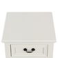 Maple and Jade End Table with Shelf and Drawer in Cream, , large