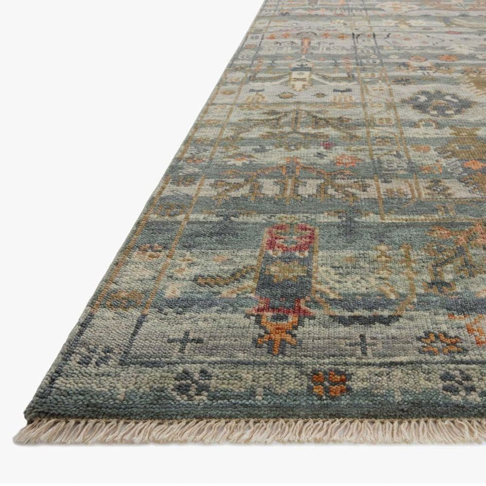 Loloi Dominic 5&#39;6&quot; x 8&#39;6&quot; Slate and Multicolor Area Rug, , large