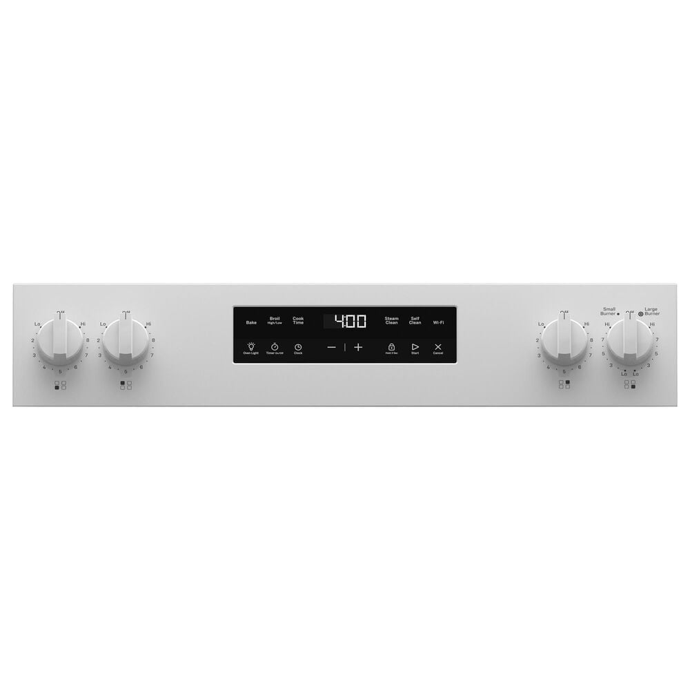 GE Appliances 30&quot; Freestanding Electric Range with Self-Clean and 4 Burners in White, , large