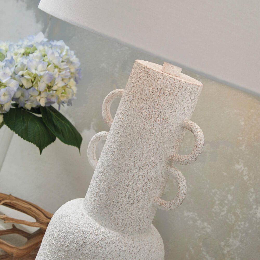 Ashley Perringhill Metal Table Lamp in Distressed White, , large