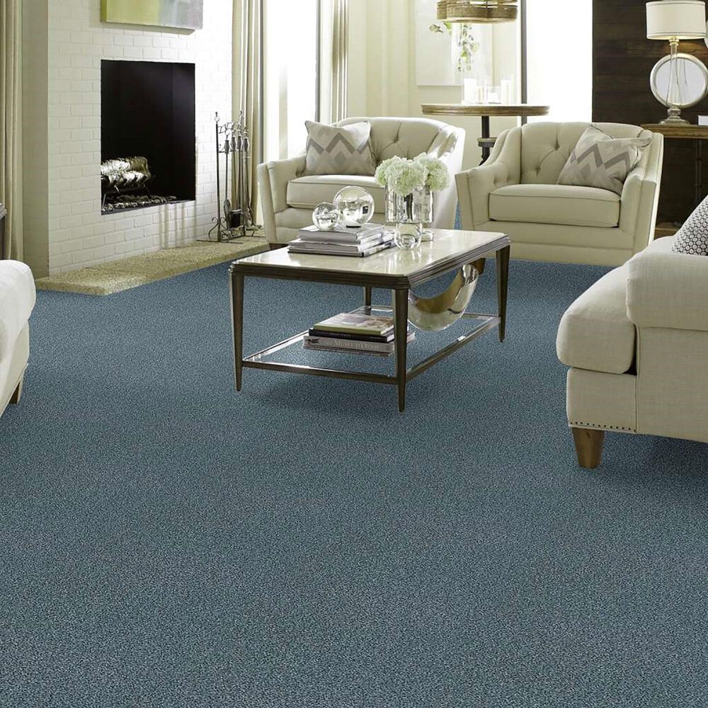 Shaw Find Your Comfort TT Blue Carpet in Tropical Hideaway, , large