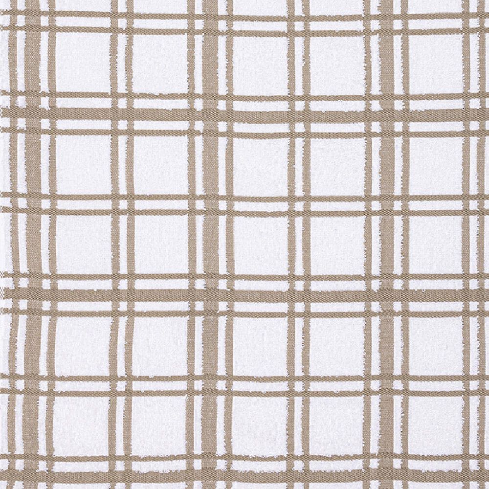 Mukitchen Terry Windowpane Towel in Khaki, , large