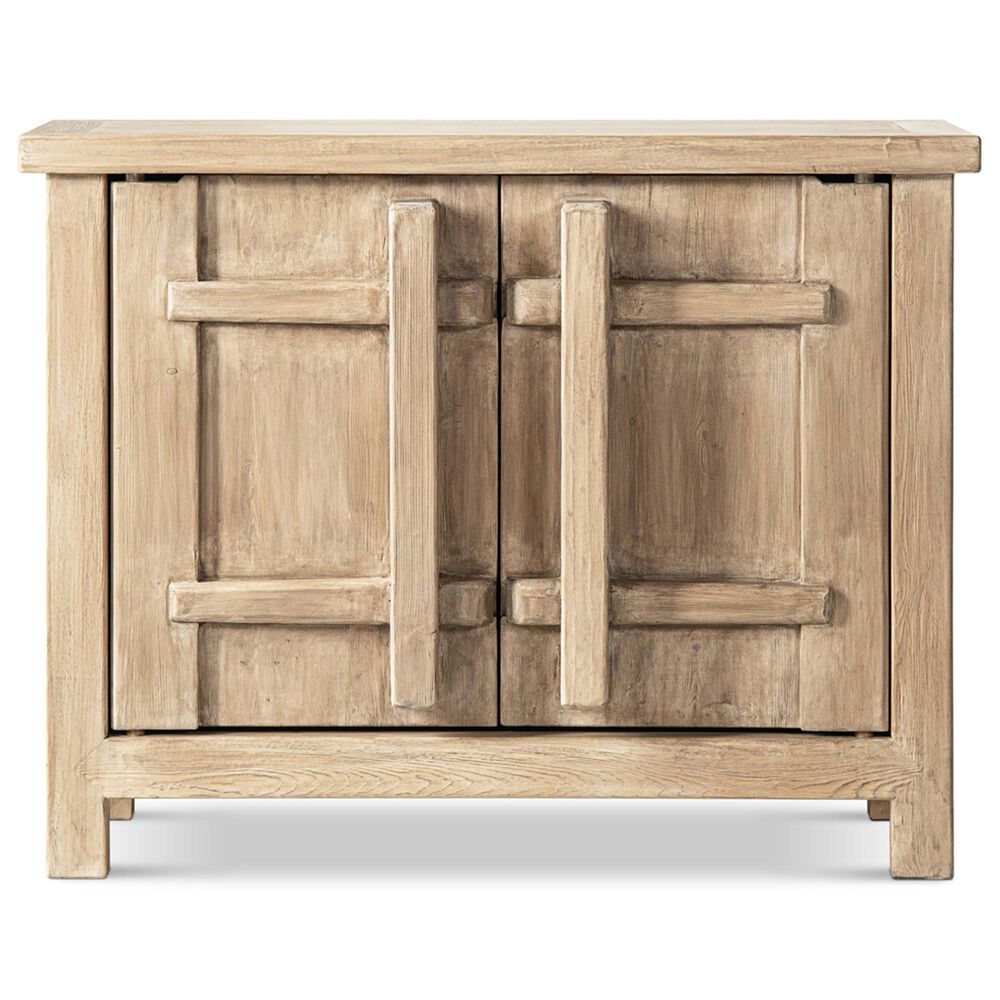 Jennifer Taylor Home Rowan 48" 2-Door Accent Storage Cabinet in Heritage Light Natural Brown, , large