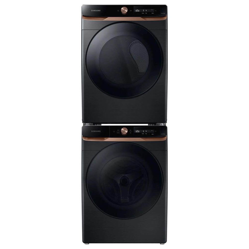 Samsung 7.5 Cu. Ft. AI Smart Dial Electric Dryer with Super Speed Dry and MultiControl in Brushed Black, , large