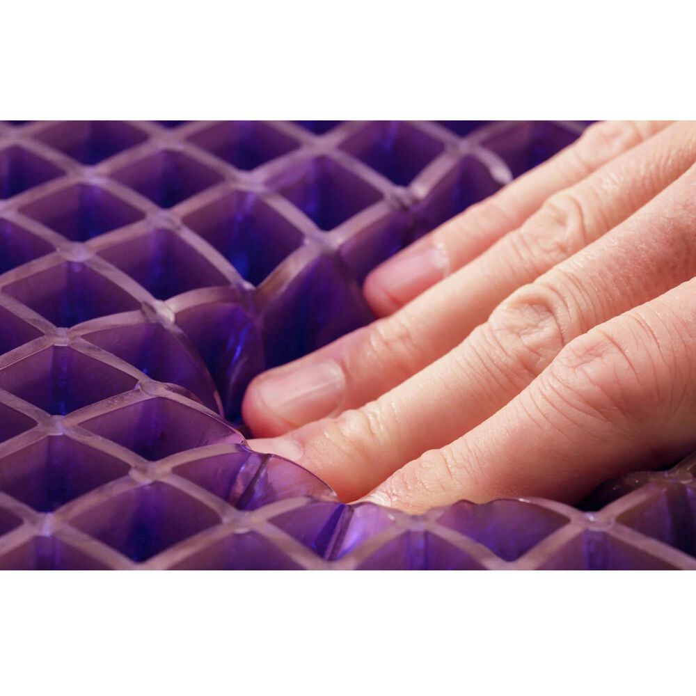 Purple Royal Seat Cushion - Seat Cushion for The Car Or Office Chair -  Temperature Neutral Grid