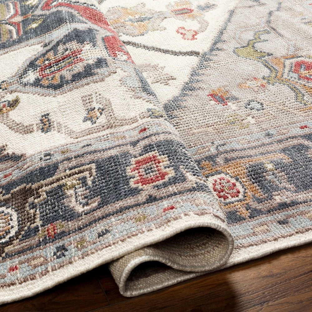 Surya Revere 10&#39; x 14&#39; Gray, Blue, Brown, Red and Cream Area Rug, , large