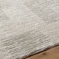 Surya Masterpiece Light Gray, Medium Gray and Cream 2"7" x 3"11" Area Rug, , large