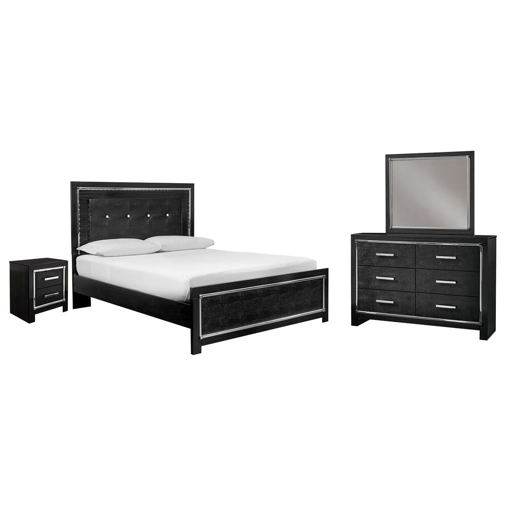 Signature Design by Ashley Kaydell 4 Piece Queen Bedroom Set in Dark Gray, , large