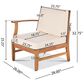 HOMLUX 7-Piece Patio Furniture Set in Cream, , large
