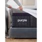 Purple Full Waterproof Mattress Protector in White, , large